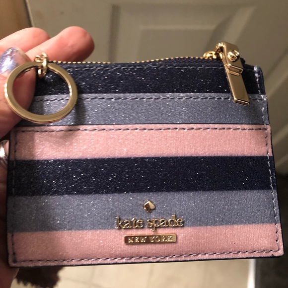 Kate Spade glitter Owen lane lalena card case - Picture 8 of 8